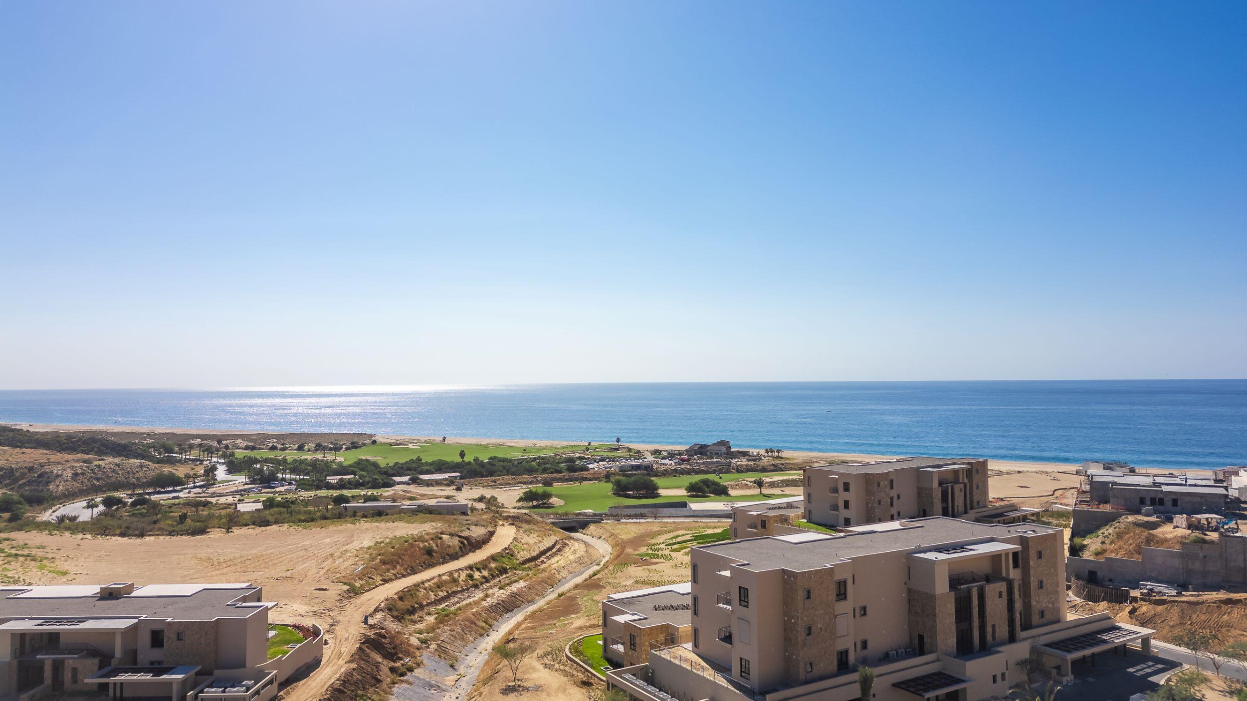 Quivira Alvar Alvar is an exclusive enclave of single-level luxury residence condos designed by the firm that designed the St Regis Los Cabos. There are just 68 residences with only 2 per floor in 7 separate buildings. Elevators service every level and the parking garage as well. Residences come complete with high-end stainless appliances. Each residence has 2 parking spots in the parking garage as well as a large storage locker, and also a golf cart parking slot in a shaded area in the entrance to the building. Every condo comes with amazing ocean – Alvar in Quivira Los Cabos, Pacific, BS