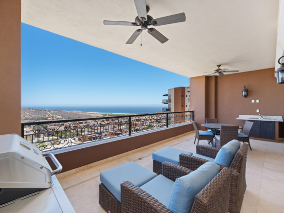 Quivira Mavila Luxury, sophistication, resilience, and security converge seamlessly within this extraordinary Mavila residence. Framed by sweeping panoramic vistas and thoughtfully curated with impeccably high-end furnishings, the condominium embodies refined coastal living at its absolute finest. Every detail has been meticulously selected to create an atmosphere of effortless elegance, enduring comfort, and understated grandeur.Beyond its undeniable aesthetic appeal, the residence offers a remarkable sense of security and peace of mind. Outfitted entirely with state-of-the-art electric hurricane shutters, every sliding door and window within the home can be fully secured at the touch of a single button. This exceptional feature affords owners the rare luxury of being able to lock up and travel free Luxury, sophistication, resilience, and security converge seamlessly within this extraordinary Mavila residence. Framed by sweeping panoramic vistas and thoughtfully curated with impeccably high-end furnishings, the condominium embodies refined coastal living at its absolute finest. Every detail has been meticulously selected to create an atmosphere of effortless elegance, enduring comfort, and understated grandeur.Beyond its undeniable aesthetic appeal, the residence offers a remarkable sense of security and peace of mind. Outfitted entirely with state-of-the-art electric hurricane shutters, every sliding door and window within the home can be fully secured at the touch of a single button. This exceptional feature affords owners the rare luxury of being able to lock up and travel freely, knowing their investment remains comprehensively protected from the elements without compromise.As for the world-renowned Quivira amenities, they require little introduction, as the community has long established itself among the most coveted luxury destinations in Los Cabos. Nevertheless, residents are privileged to enjoy an unparalleled collection of resort-caliber experiences and services, including but certainly not limited to:**Golf & Sporting Lifestyle**The iconic Quivira Golf Club, a Jack Nicklaus Signature masterpiece, is dramatically carved through oceanfront cliffs, rolling dunes, and Baja's breathtaking desert landscape, delivering one of the most visually spectacular golf experiences in the world. Residents also enjoy access to a world-class practice facility featuring a double-ended oceanfront driving range, short-game training areas, a fully appointed professional golf shop, premium TaylorMade rentals, and private tennis courts designed for both recreation and competitive play.**Beach Club & Wellness**The celebrated Quivira Beach Club offers an elevated seaside sanctuary complete with expansive resort-style pools, beachfront terraces, luxurious sun loungers, and uninterrupted Pacific Ocean – Copala Quivira, Pacific, Pacific, BS