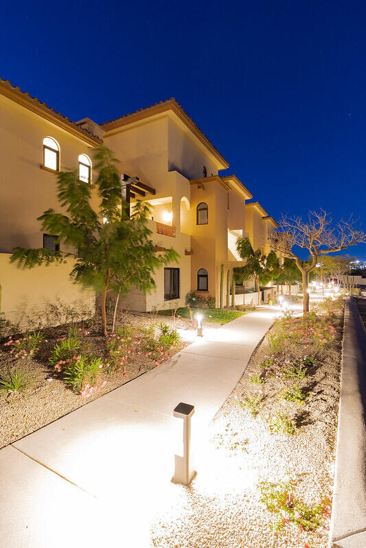 Quivira Mavila Modern 2-bedroom 2.5-bath condo located in the gated community of Mavila Pueblito within Quivira Los Cabos featuring open-concept living area with natural light private terrace with garden for sale