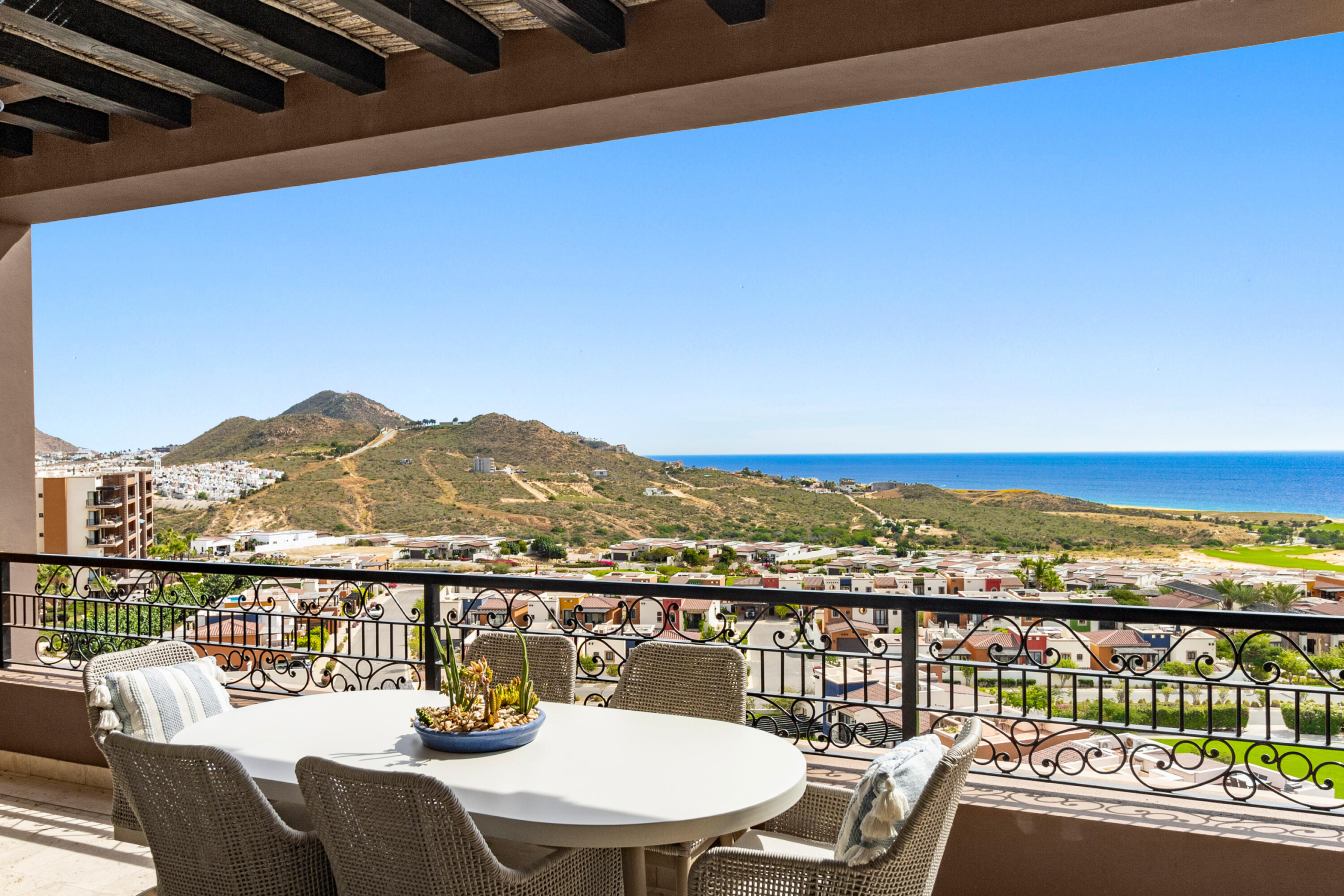 Quivira Copala Set within Copala at Quivira Los Cabos, this fully furnished penthouse residence combines indoor comfort with expansive outdoor living, offering open Pacific Ocean and Quivira Golf Course for sale